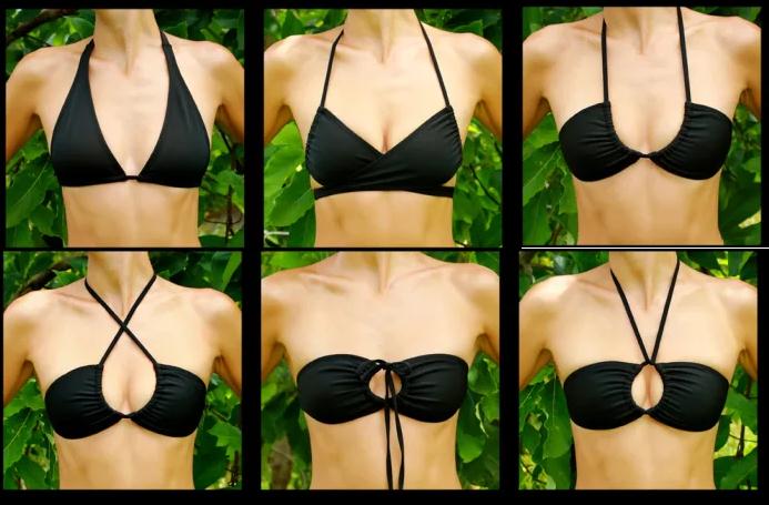Ideas para que la parte superior de tu bikini luzca diferente cada día